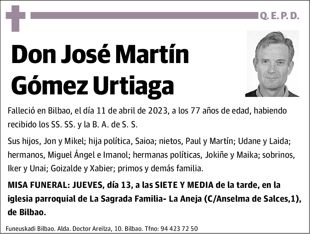 José Martín Gómez Urtiaga