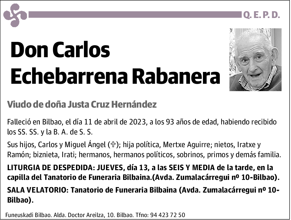 Carlos Echebarrena Rabanera