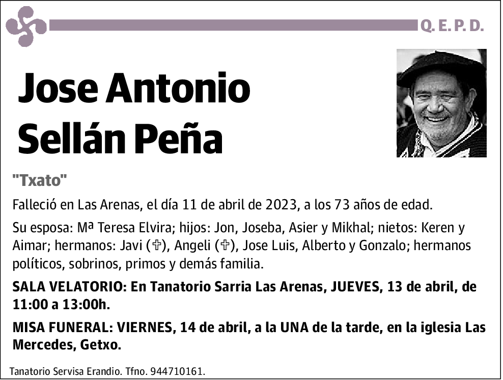 Jose Antonio Sellán Peña