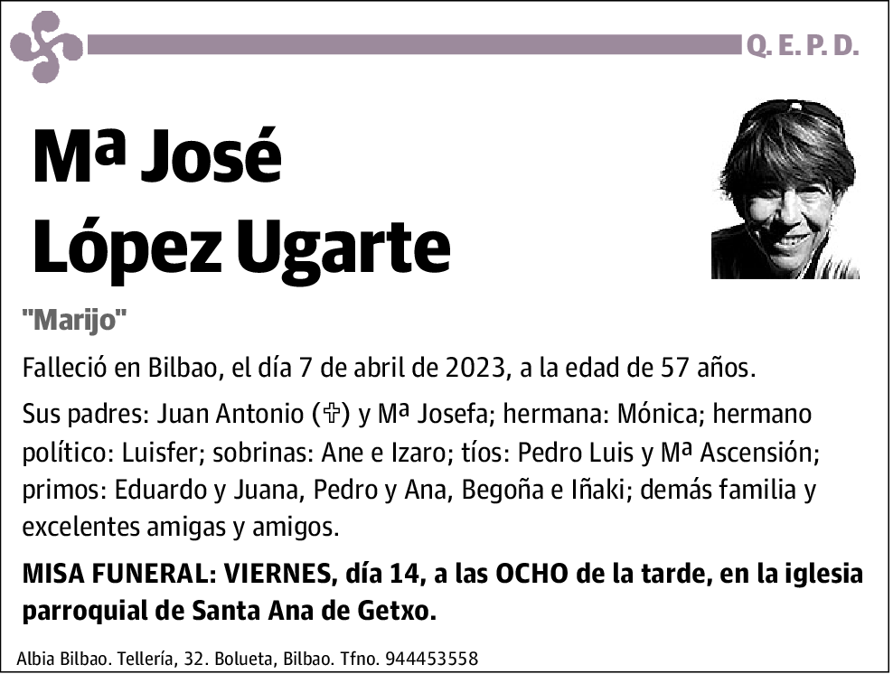 Mª José López Ugarte