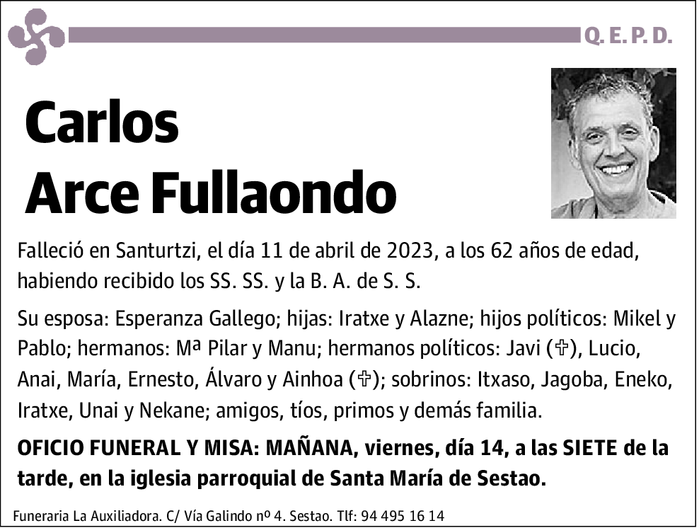 Carlos Arce Fullaondo