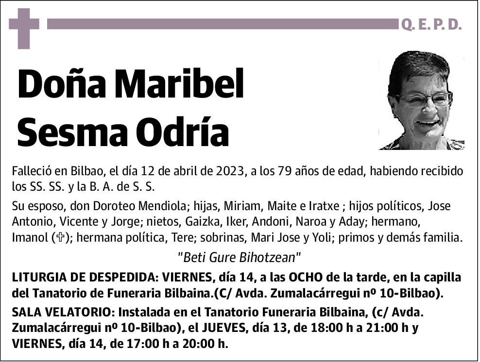 Maribel Sesma Odría