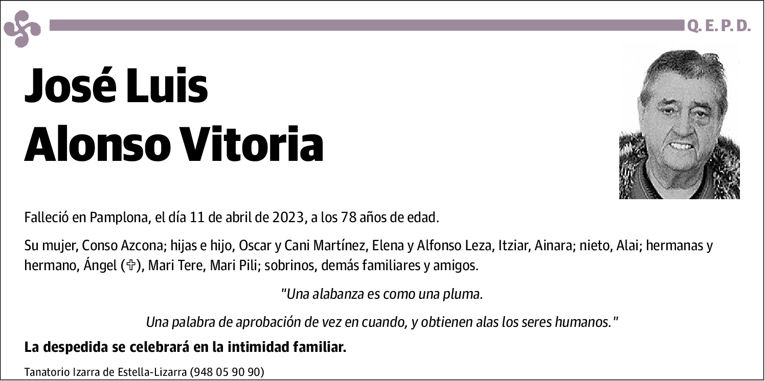 José Luis Alonso Vitoria