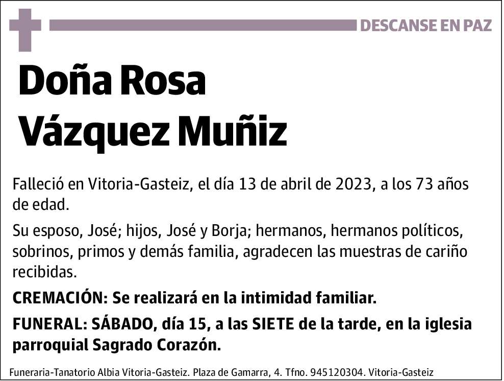 Rosa Vázquez Muñiz