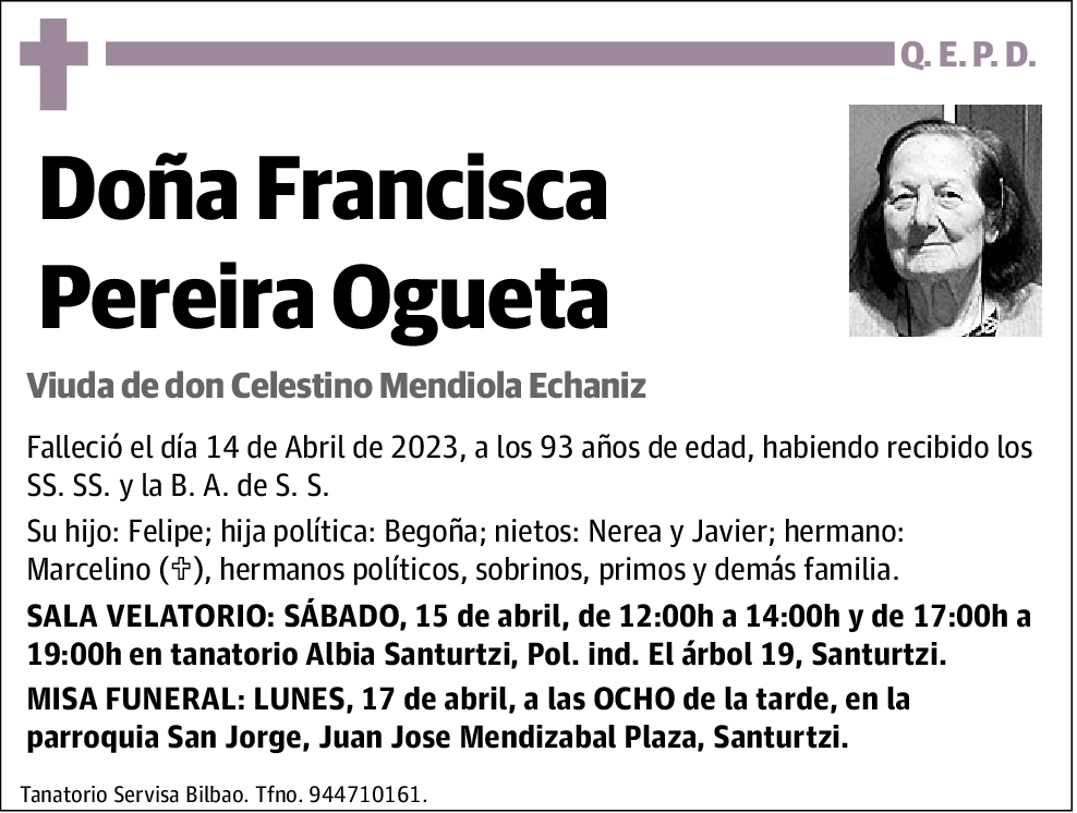 Francisca Pereira Ogueta