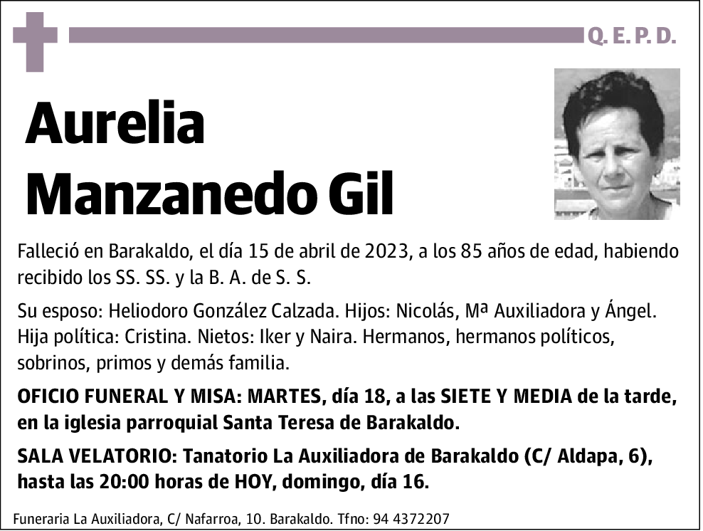 Aurelia Manzanedo Gil