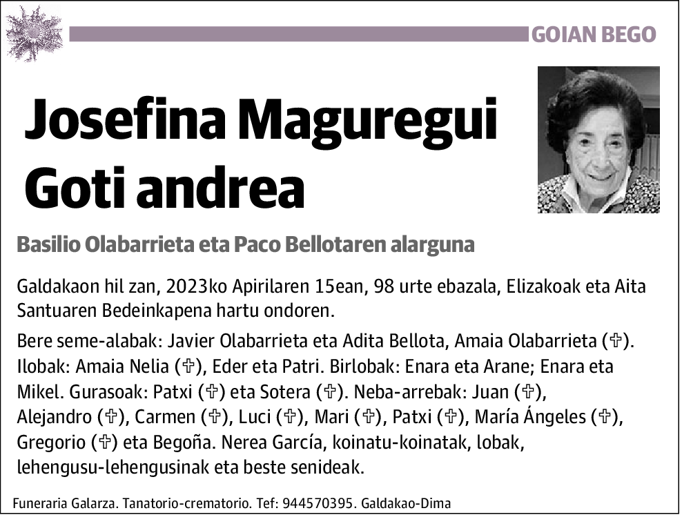 Josefina Maguregui Goti