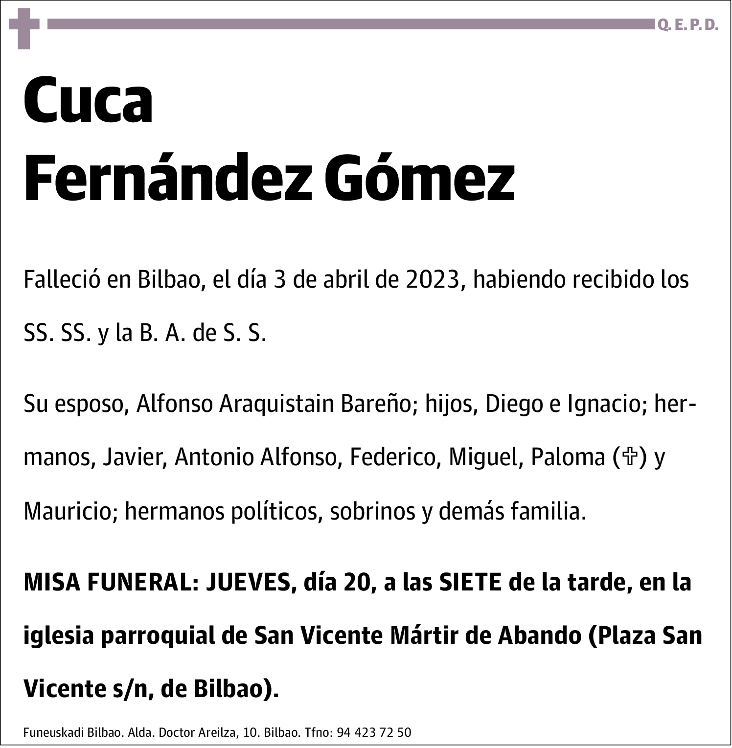 Cuca Fernández Gómez