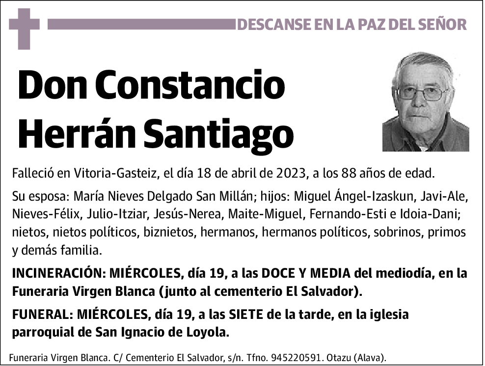Constancio Herrán Santiago