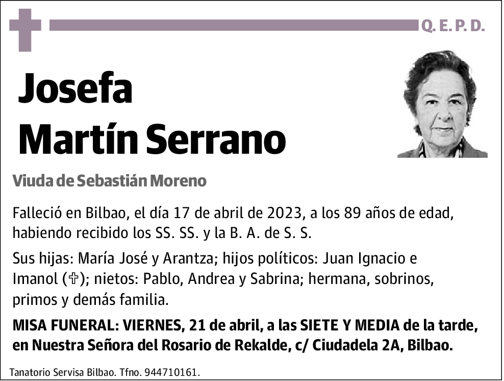 Josefa Martín Serrano