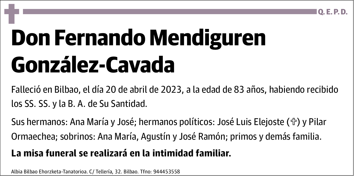 Fernando Mendiguren González-Cavada