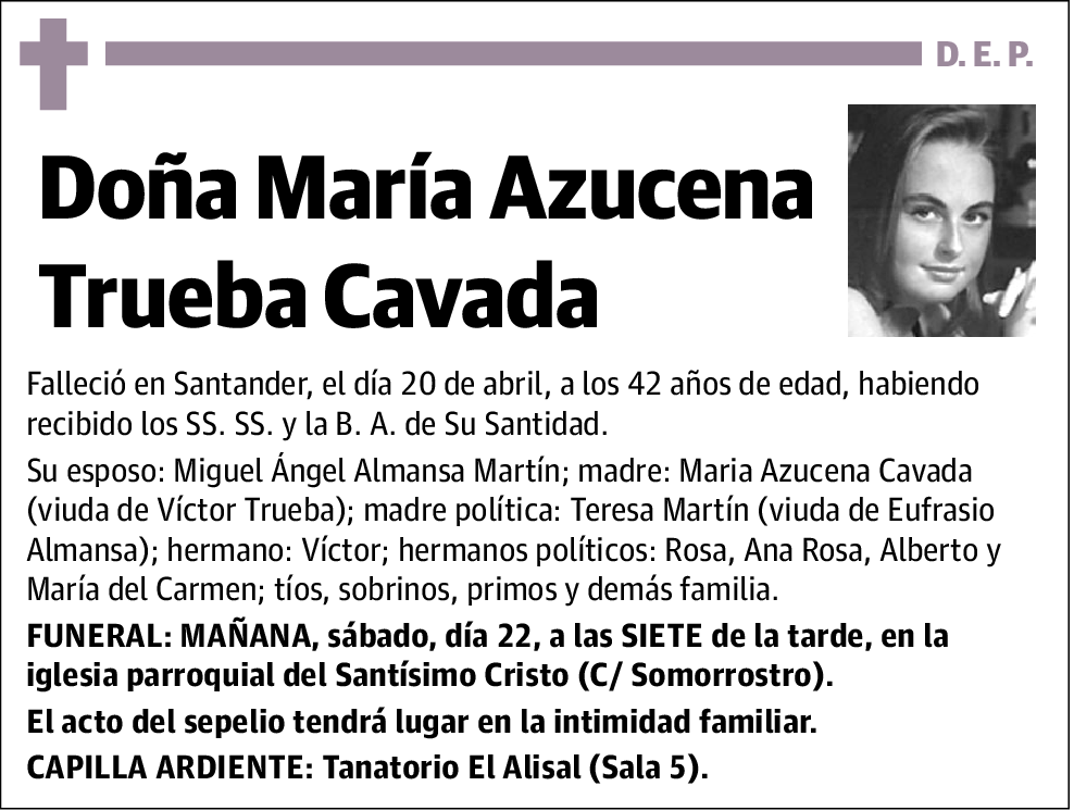 Maria Azucena Trueba Cavada