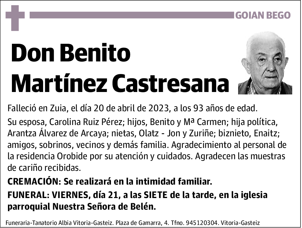 Benito Martínez Castresana