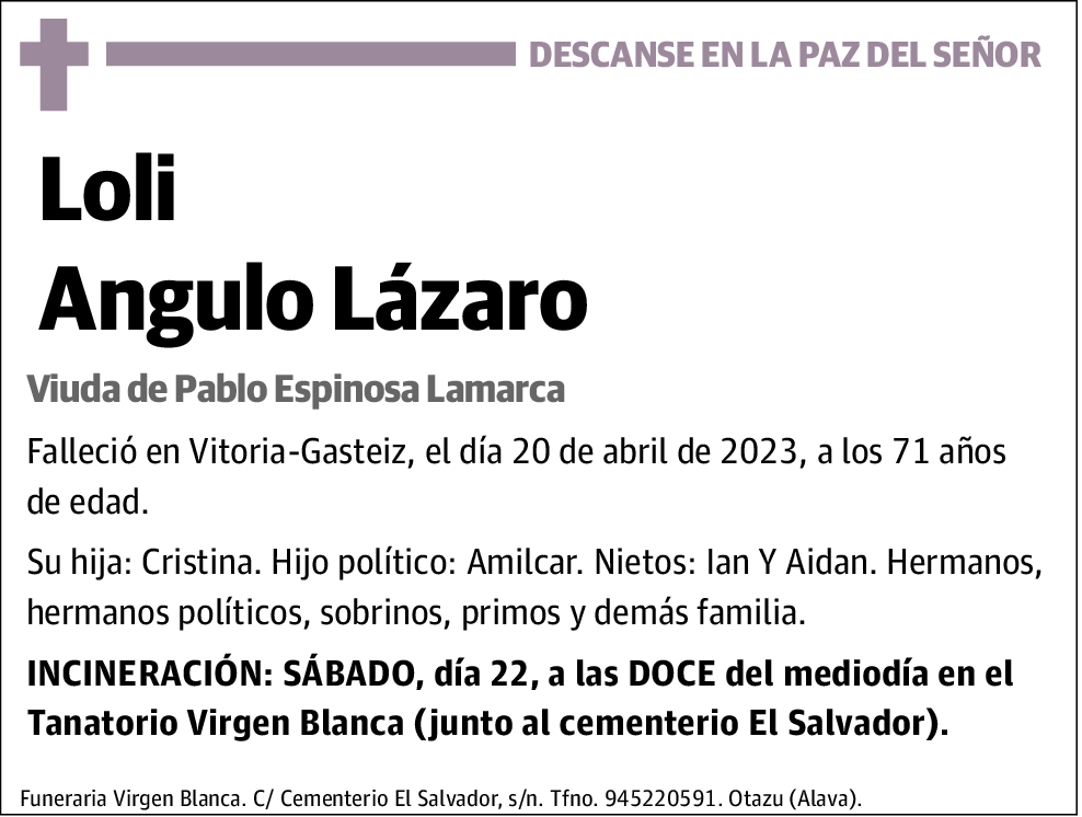 Loli Angulo Lázaro