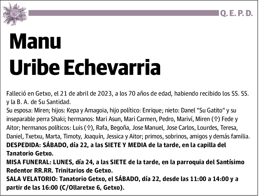 Manu Uribe Echevarria