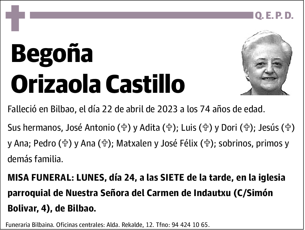 Begoña Orizaola Castillo