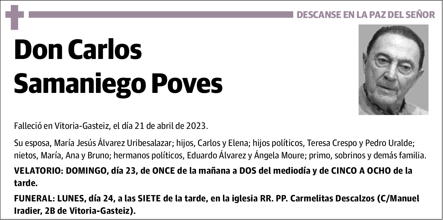 Carlos Samaniego Poves