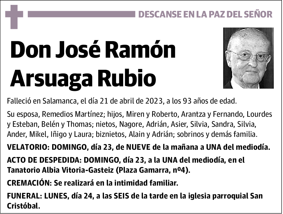 José Ramón Arsuaga Rubio