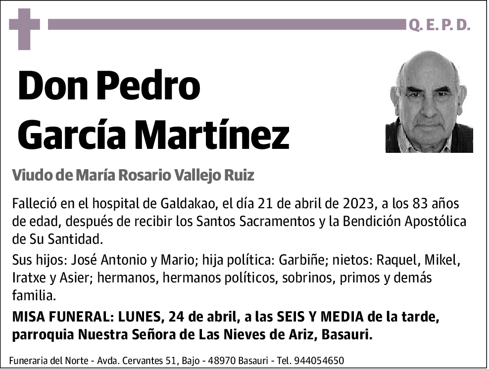 Pedro García Martínez