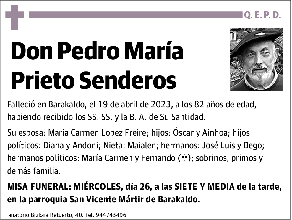 Pedro María Prieto Senderos