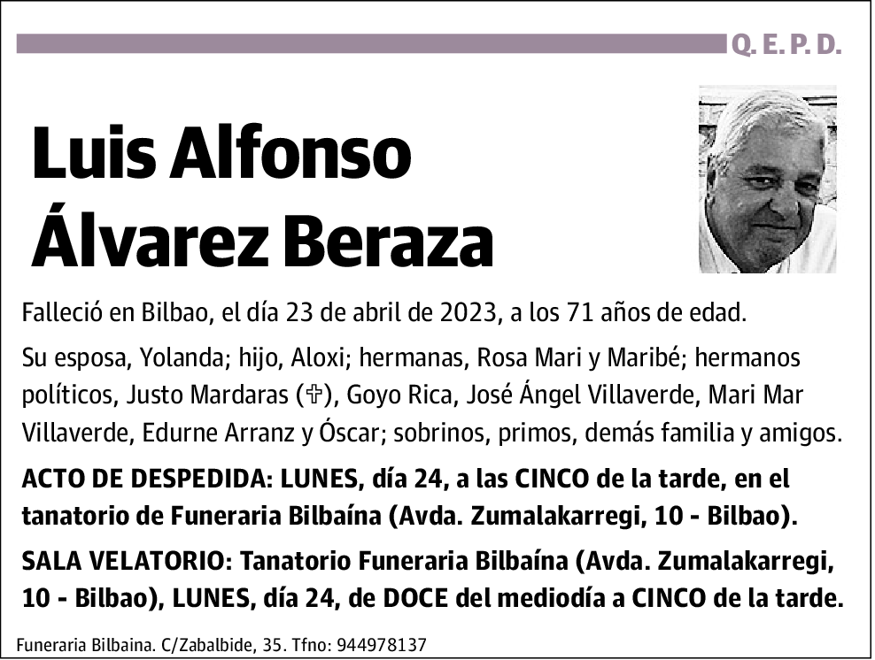 Luis Alfonso Álvarez Beraza