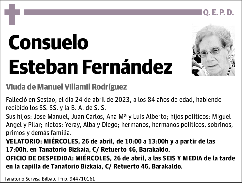 Consuelo Esteban Fernández