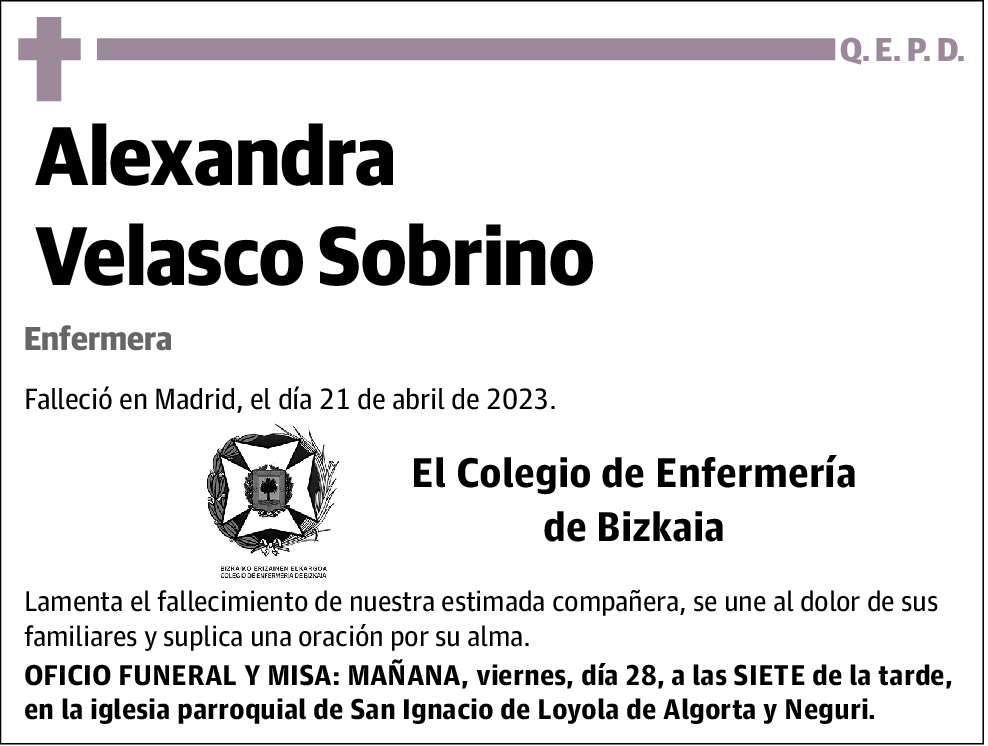 Alexandra Velasco Sobrino