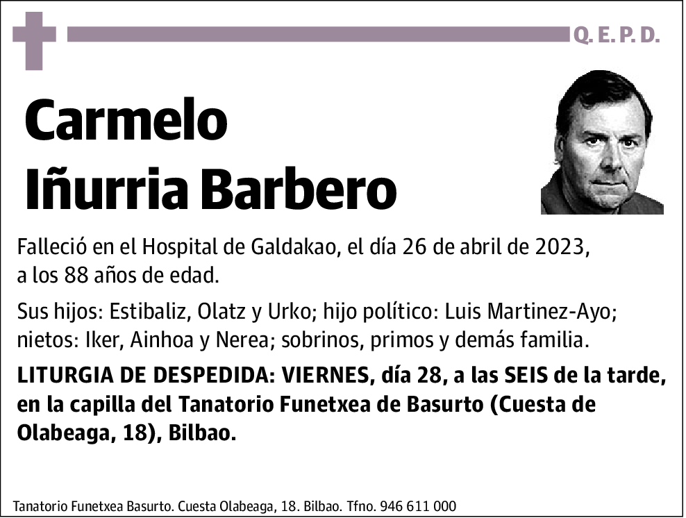 Carmelo Iñurria Barbero