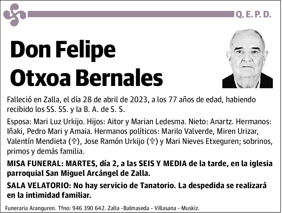 Felipe Otxoa Bernales