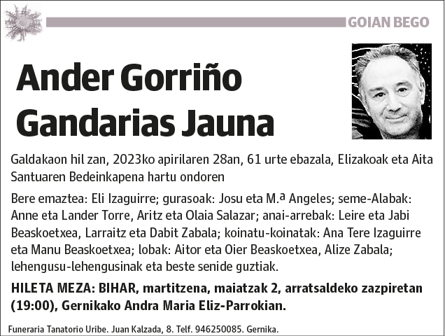 Ander Gorriño Gandarias