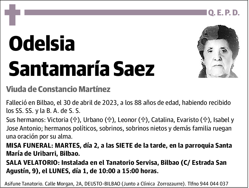 Odelsia Santamaría Saez