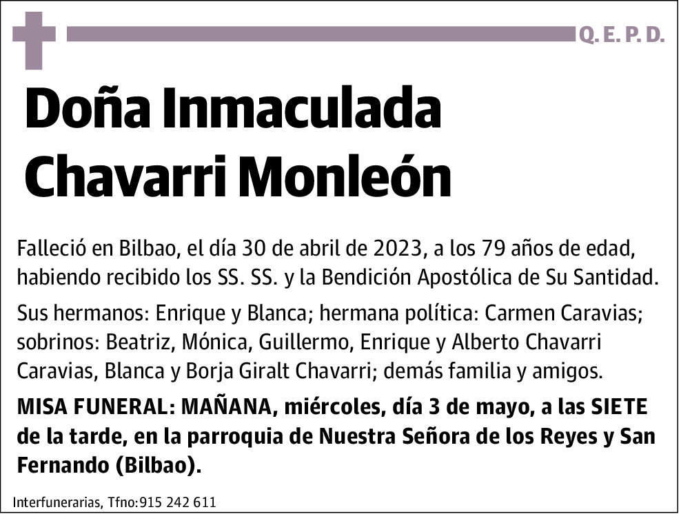 Inmaculada Chavarri Monleón