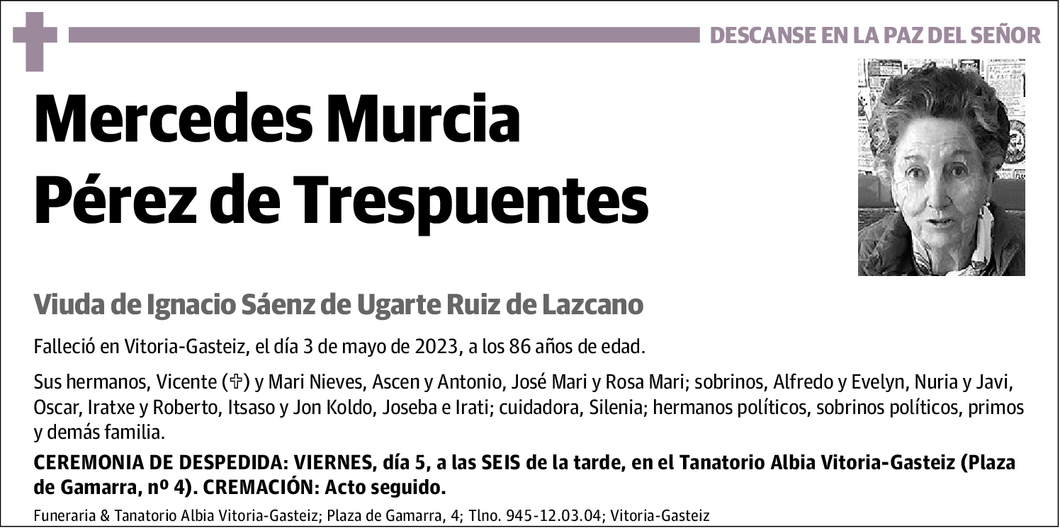 Mercedes Murcia Pérez de Trespuentes