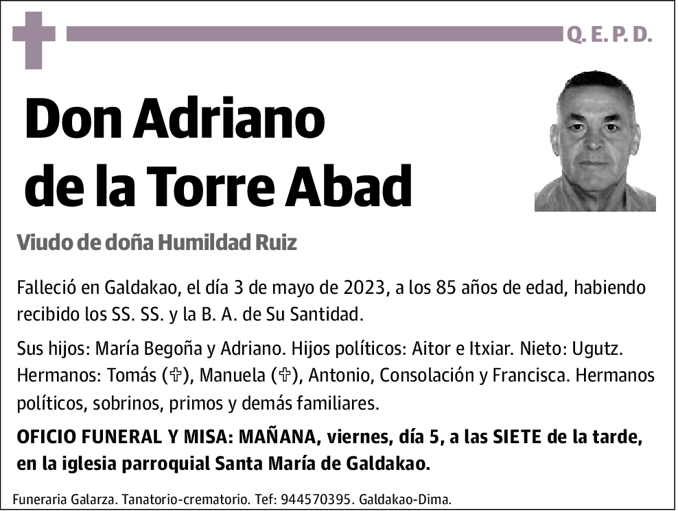 Adriano de la Torre Abad