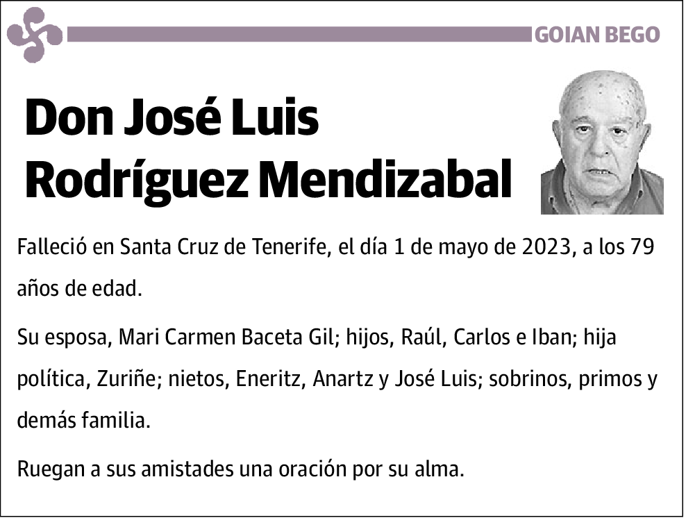 José Luis Rodríguez Mendizabal