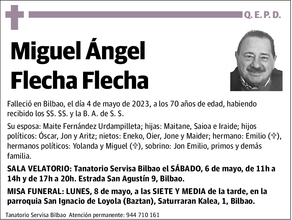 Miguel Ángel Flecha Flecha