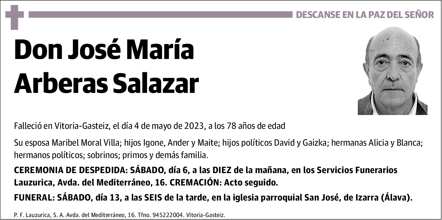 José María Arberas Salazar