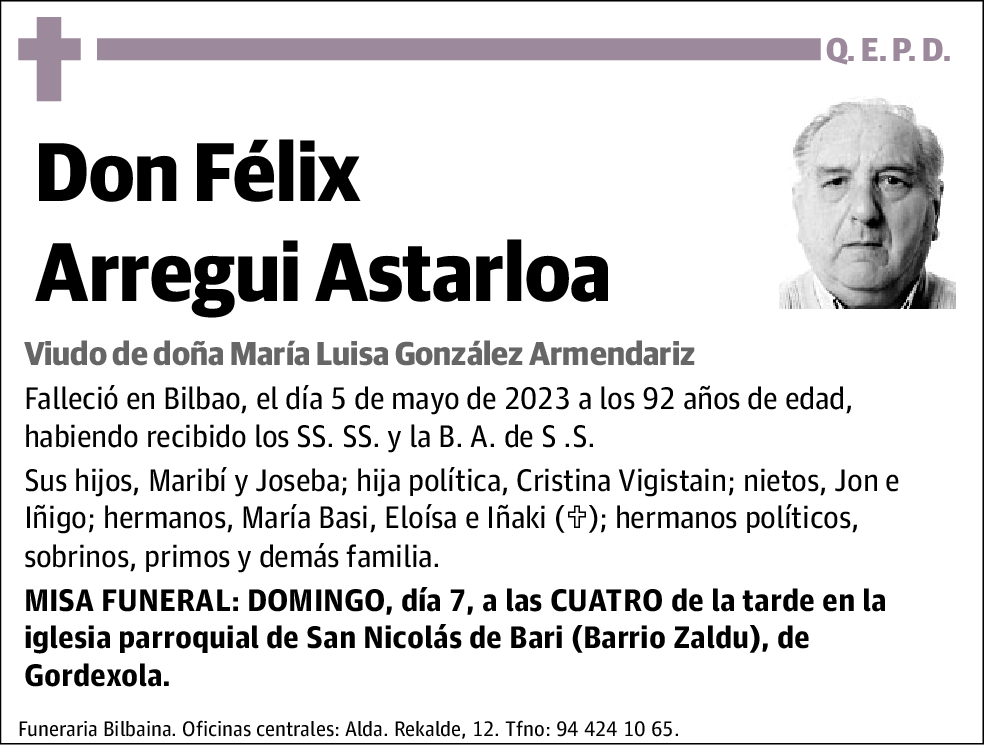 Félix Arregui Astarloa