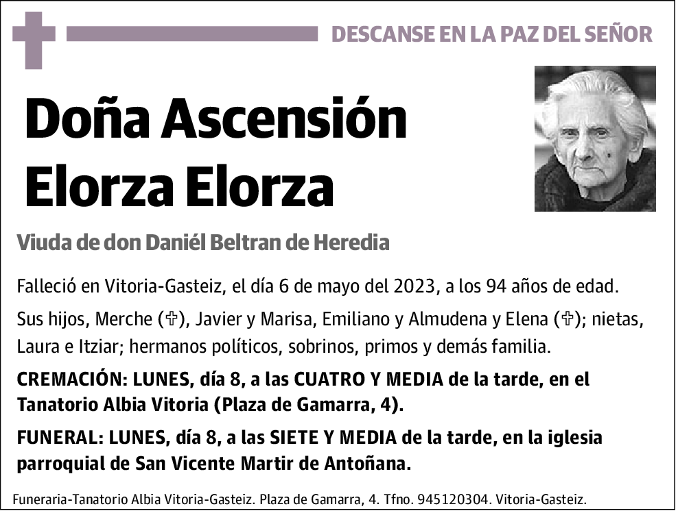 Ascensión Elorza Elorza