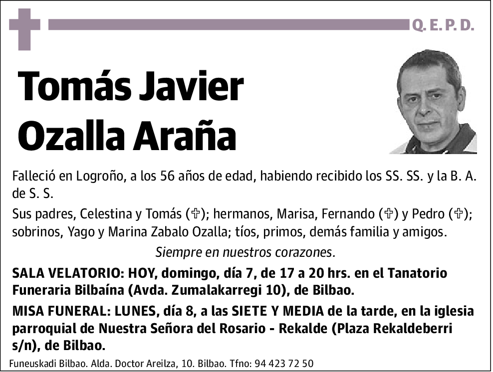 Tomás Javier Ozalla Araña