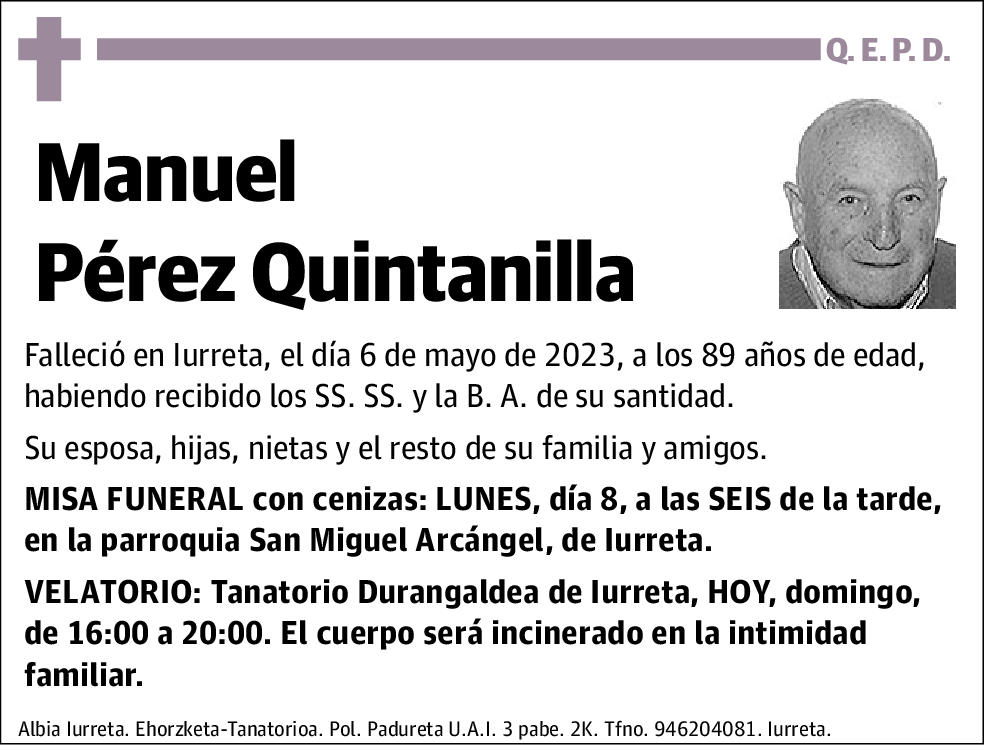 Manuel Pérez Quintanilla