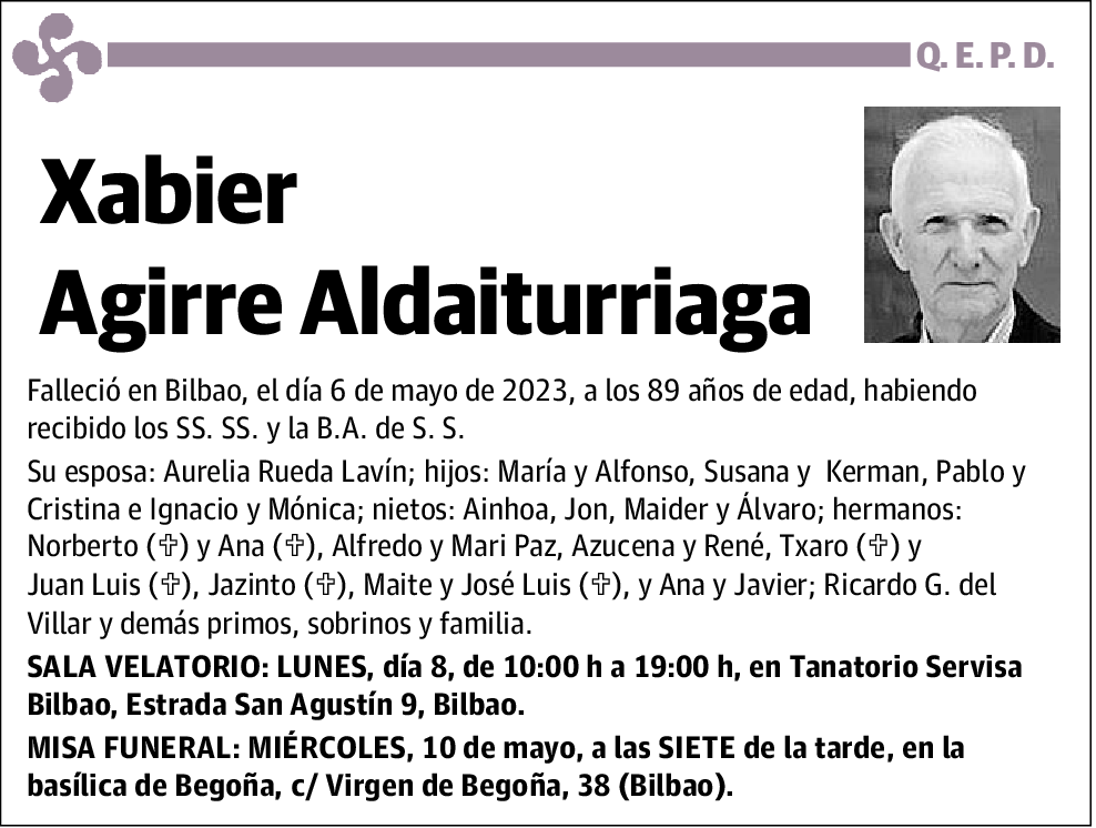 Xabier Agirre Aldaiturriaga