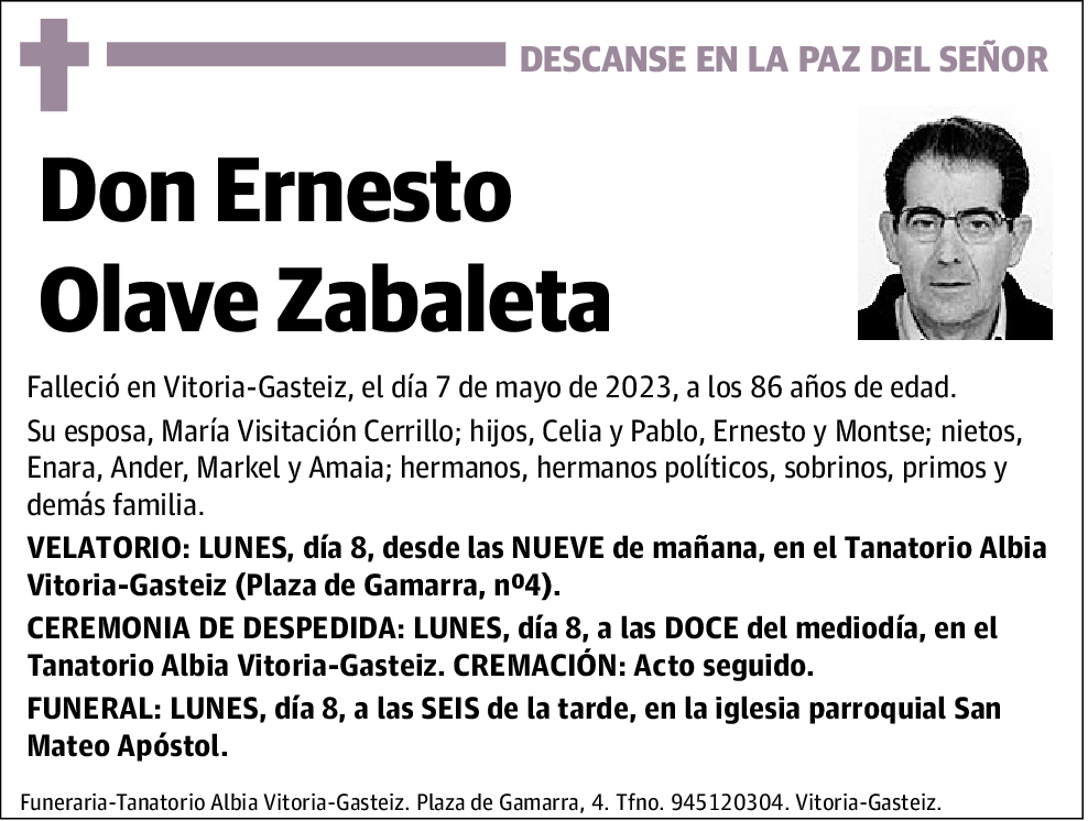 Ernesto Olave Zabaleta