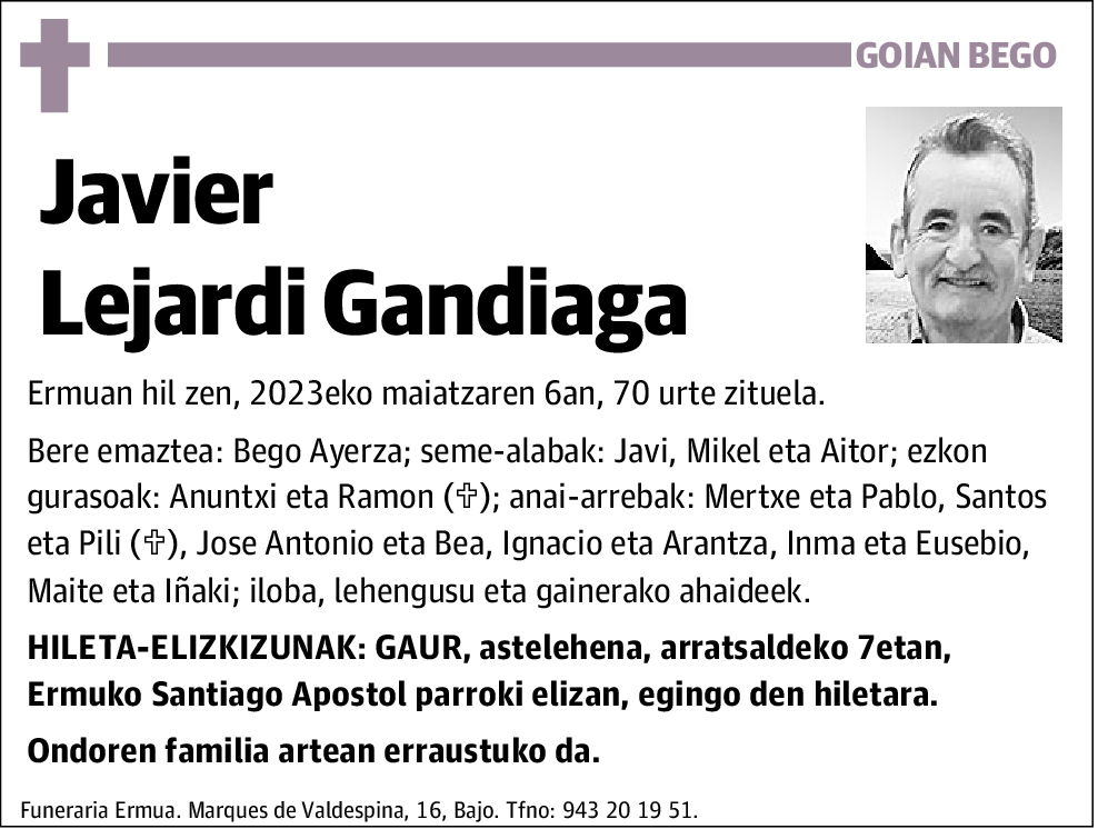 Javier Lejardi Gandiaga