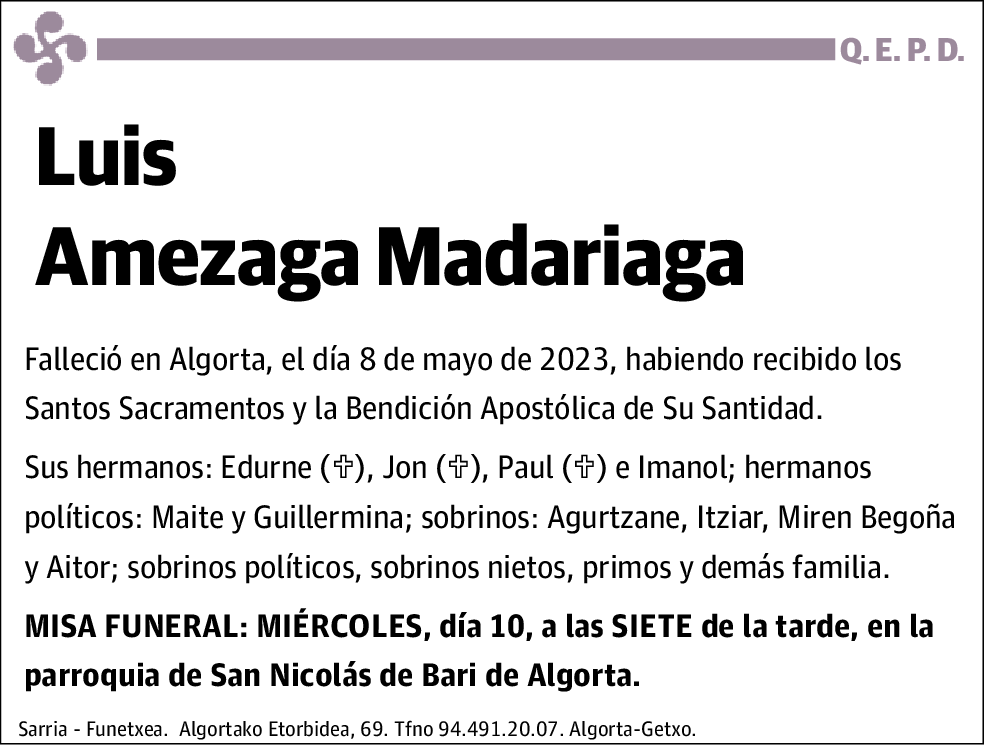 Luis Amezaga Maradiaga