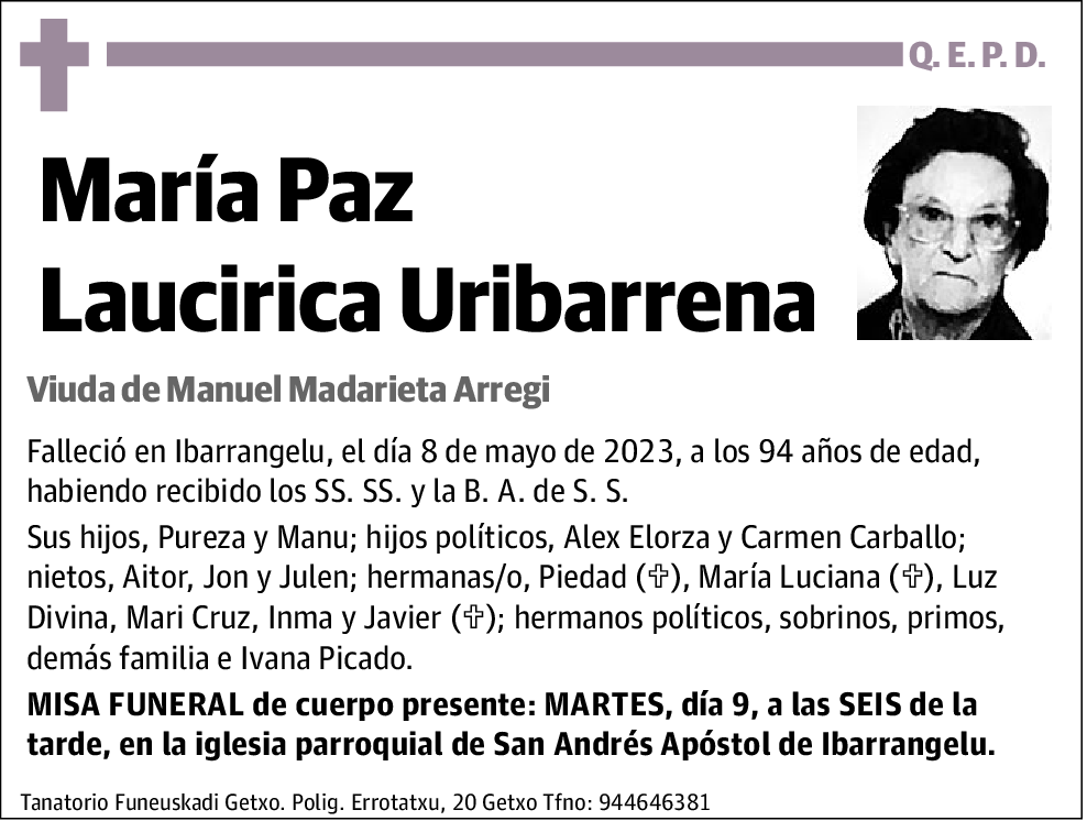 María Paz Laucirica Uribarrena