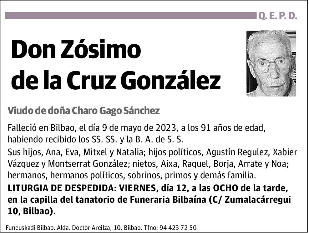 Zósimo de la Cruz González