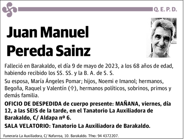 Juan Manuel Pereda Sainz