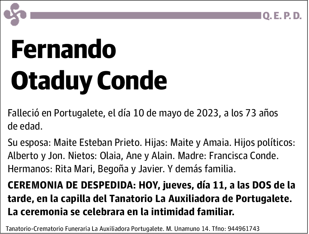 Fernando Otaduy Conde