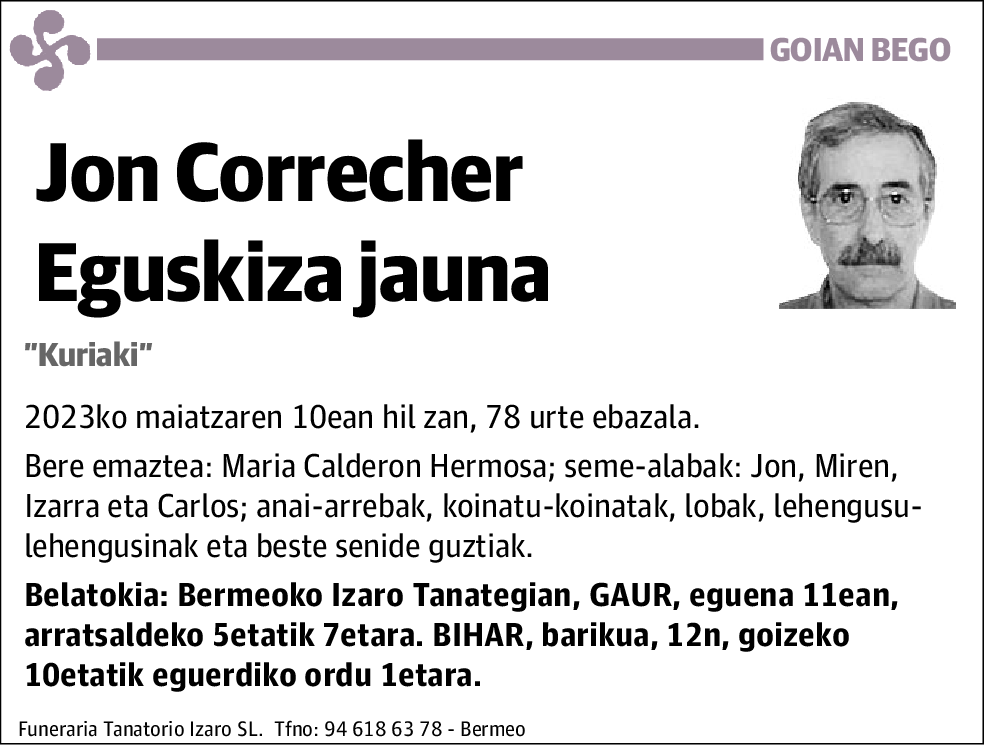 Jon Correcher Eguskiza